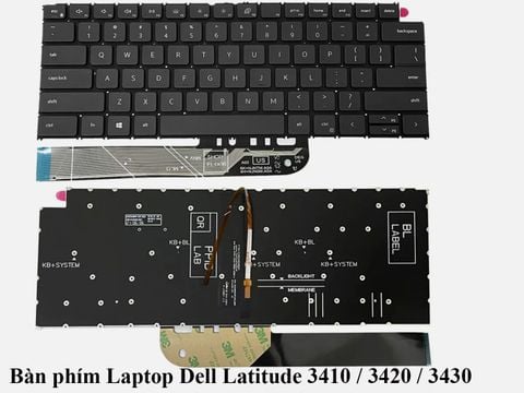 Bàn phím Laptop DELL Latitude 3410 3420 3430