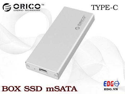 Box Ổ Cứng SSD MSATA To USB-C , Orico MSA-UC3