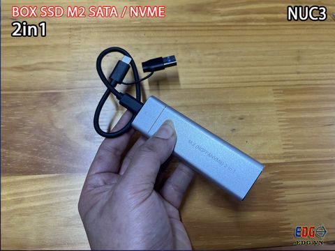 BOX SSD M2 SATA / NVME  2in1 To USB
