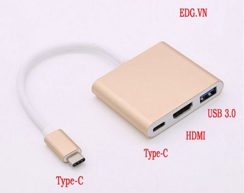 Cáp chuyển Type-C sang HDMI + USB