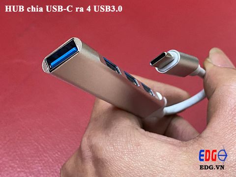 Hub Chia USB-C ra 4 cổng USB3.0