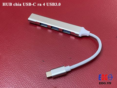 Hub Chia USB-C ra 4 cổng USB3.0