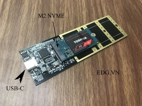 BOX chuyển SSD M2 PCI NVME To USB-C
