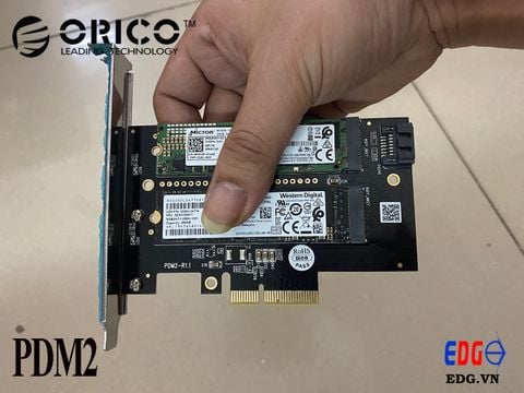 Card lắp thêm SSD M2 Cho PC  Orico PDM2