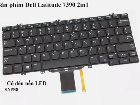 Bàn phím Laptop DELL Latitude 7390 2in1