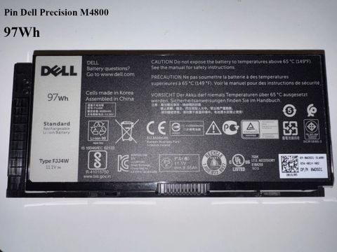 Pin Laptop Dell M4800