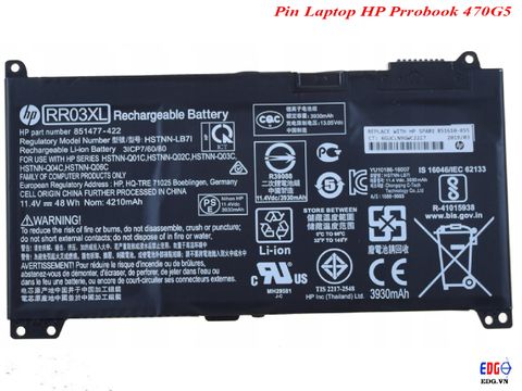 Pin Laptop HP Probook 470G5