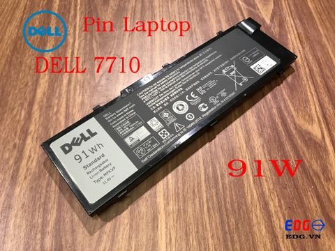 Pin laptop Dell 7710 91W