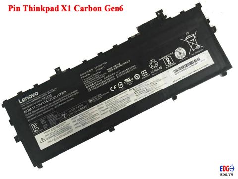 Pin Laptop Lenovo Thinkpad X1 Carbon Gen 6