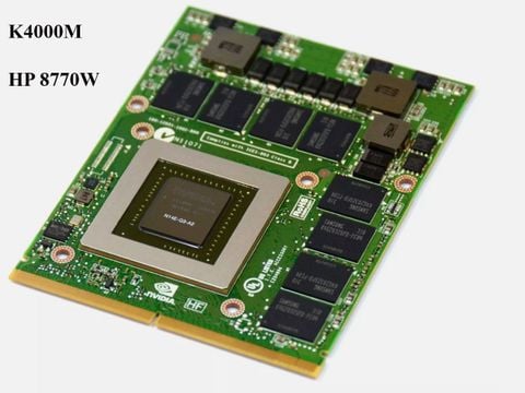 VGA NVIDIA K4000M 4G HP Workstation 8770W