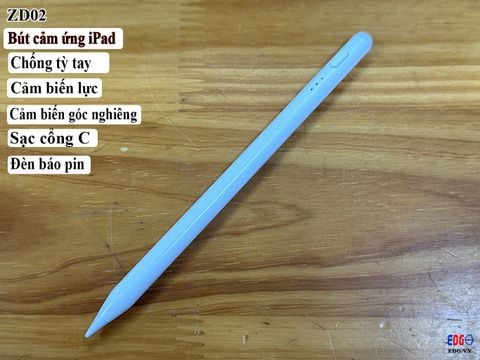 Bút Cảm Ứng iPad, Cho phép Tỳ Tay khi dùng bút, mẫu ZD02