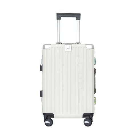 Vali Khung Nhôm Khóa Sập H6009 Size 20 Trắng