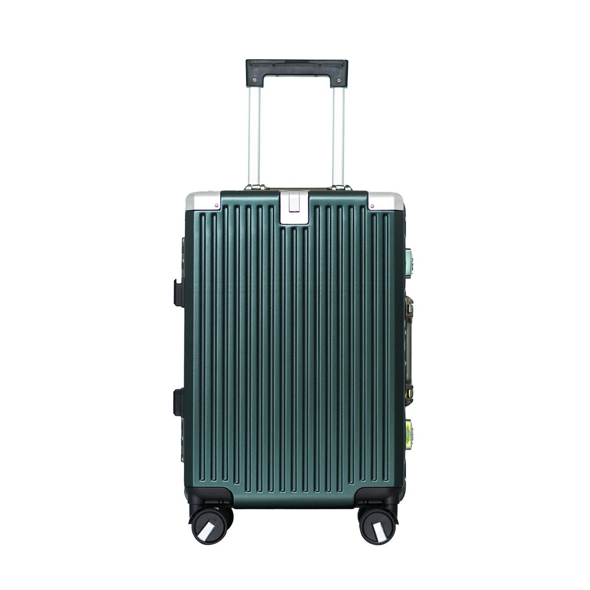 Vali Khung Nhôm Khóa Sập H6009 Size 20 Xanh Rêu