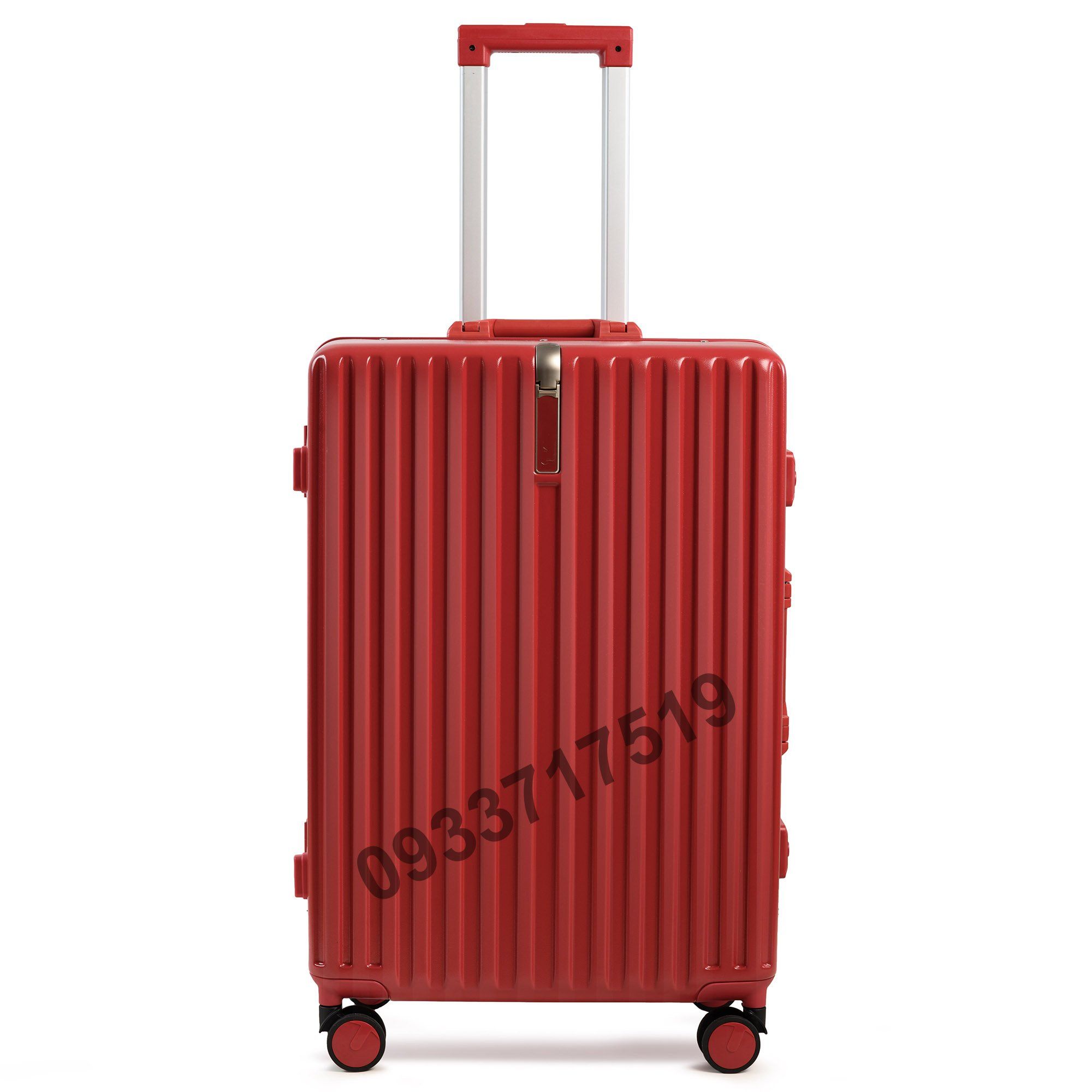 Vali Khung Nhôm Cao Cấp PC805 Size 24 Đỏ