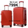 Bộ 2 Vali Chống Va Đập Tốt S503 Đỏ