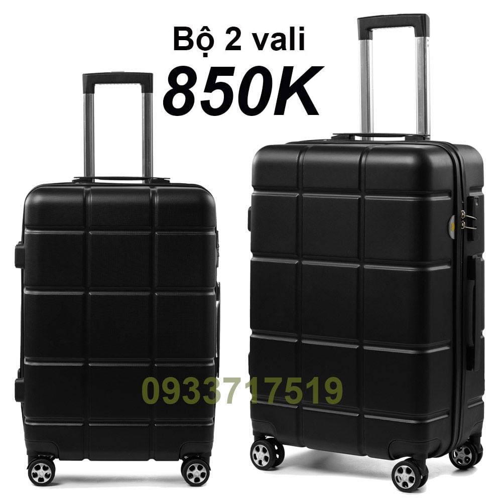 Bộ 2 vali 839 Đen