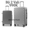 Bộ 2 Vali Chống Va Đập Tốt S522 Bạc