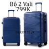 Bộ 2 Vali Chống Va Đập S516 Xanh Than