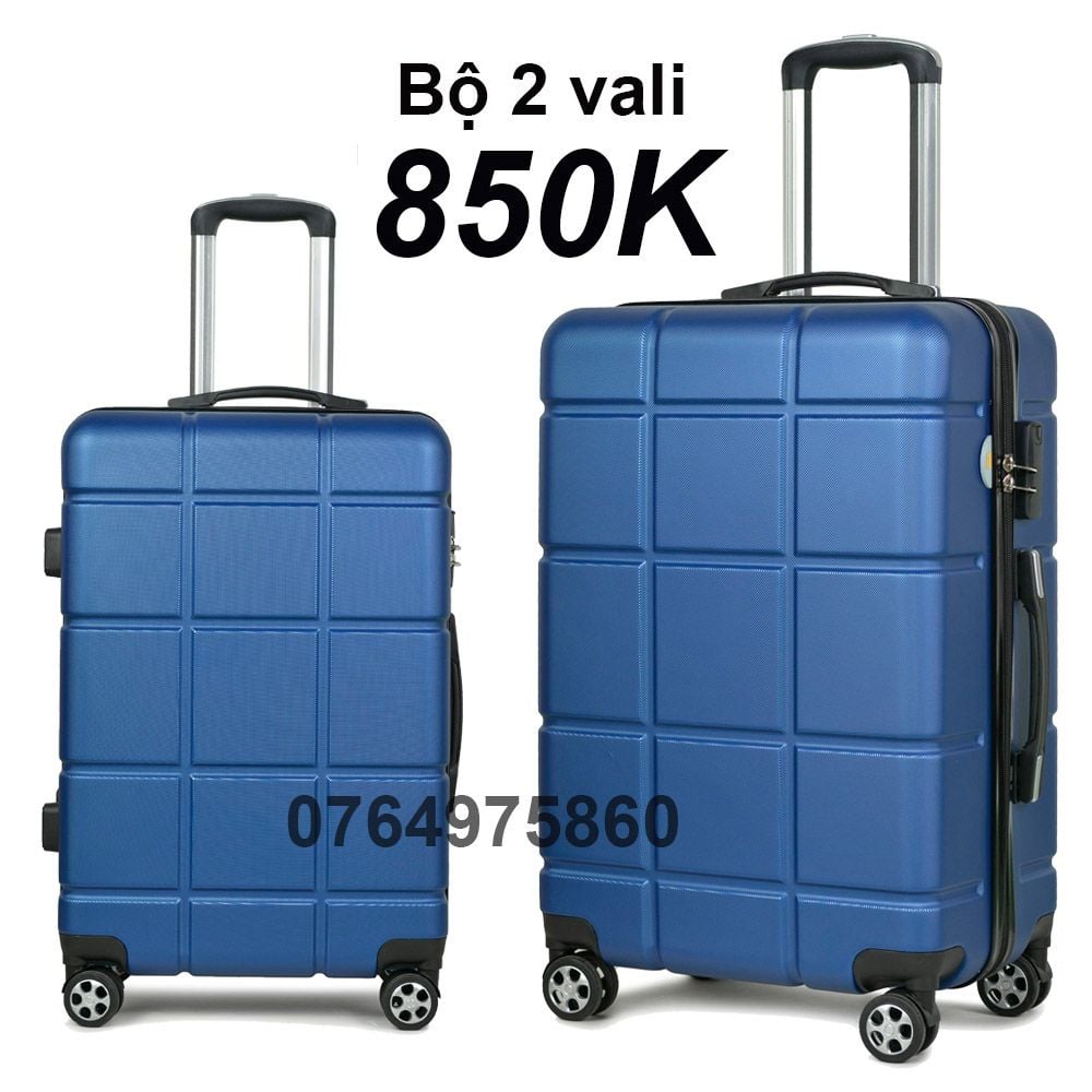 Bộ 2 vali 839 Xanh