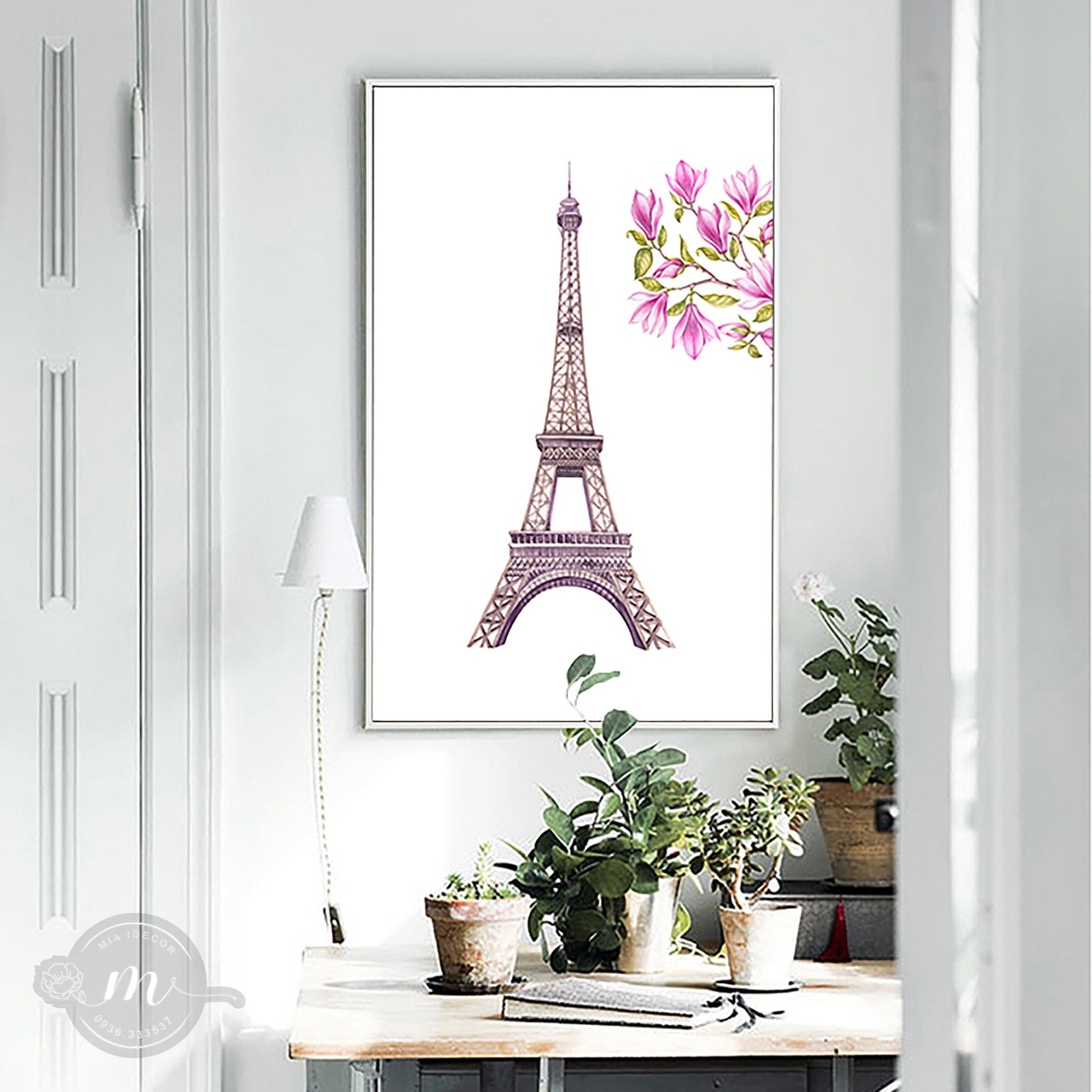 Tranh dọc Tháp Eiffel SX132-1