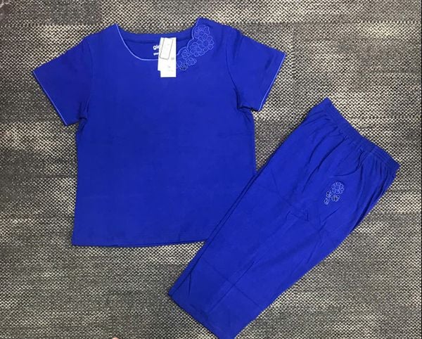  BỘ TRUNG NIÊN NÉT HOA MÀU TNQL SIZE L (48-55KG) 
