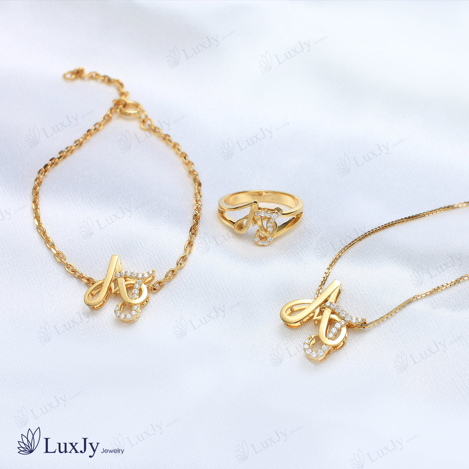 Bộ trang sức lồng chữ - S5128