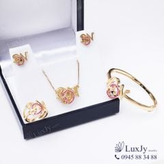 Bộ trang sức lồng chữ - S5054