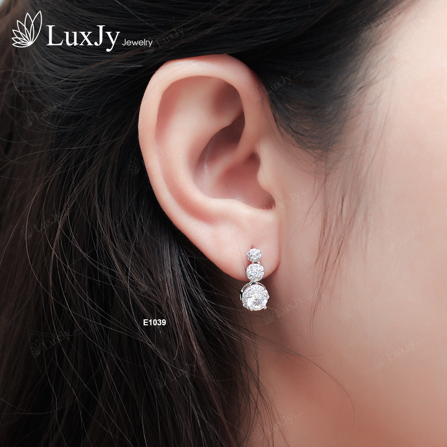 Hoa tai nữ đính đá cao cấp - E1039