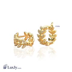 Hoa tai nữ đính Kim cương Moissanite - E1056