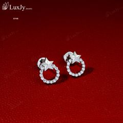 Hoa tai nữ đính đá cao cấp - E1143