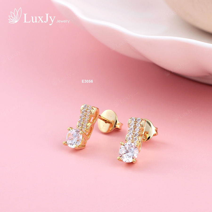 Hoa tai đính đá cao cấp - E3056
