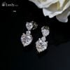 Hoa tai đính Kim cương Moissanite E3268