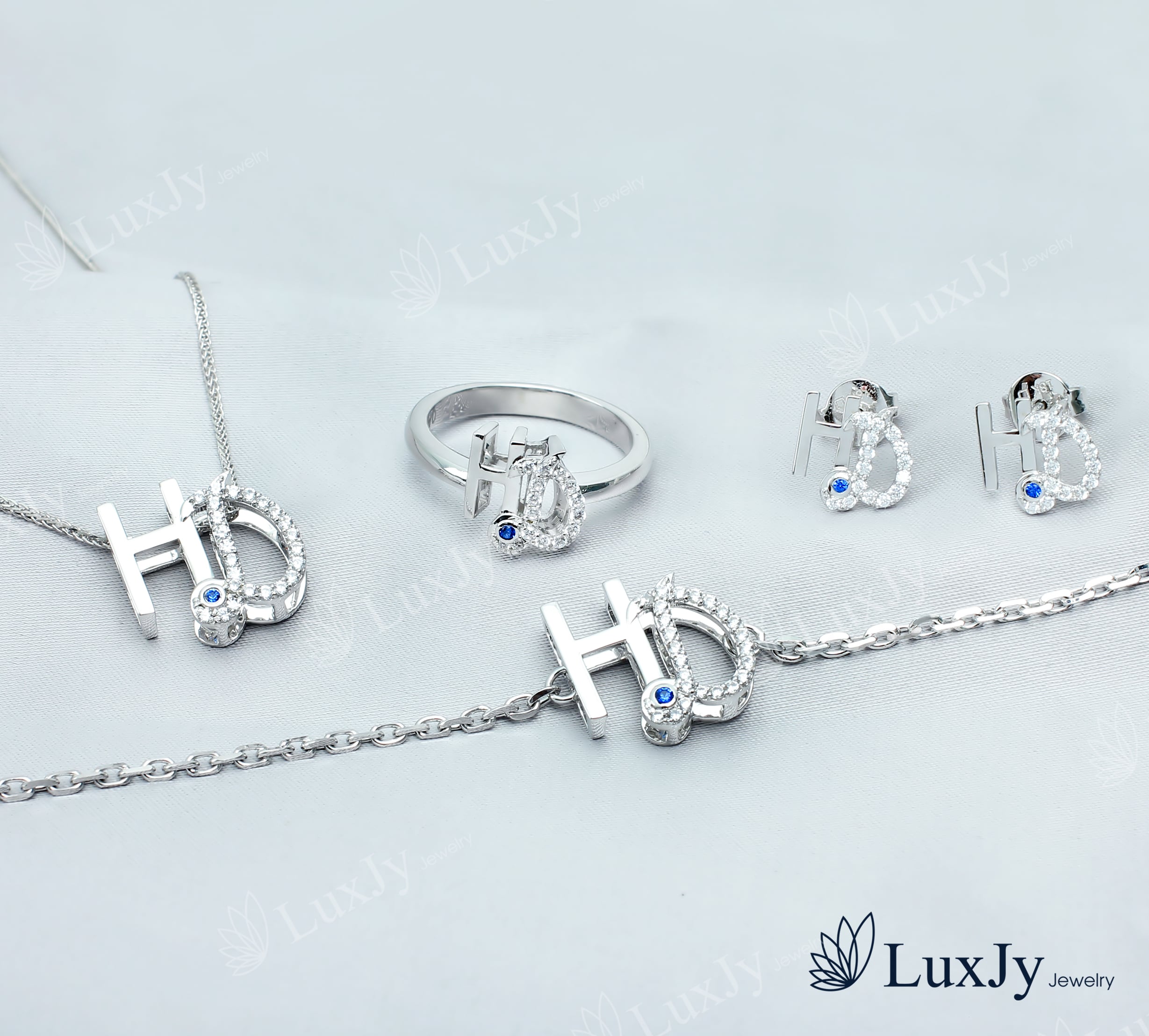 Bộ trang sức lồng chữ - S5292