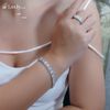 Vòng tay đính Kim cương Moissanite - L1046