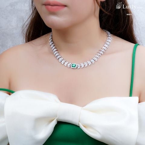  Vòng cổ đính Kim cương Moissanite - N3271 