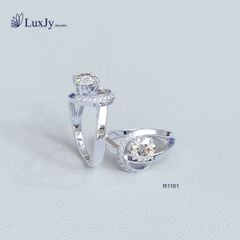 Nhẫn nữ đính Kim cương Moissanite - R1181