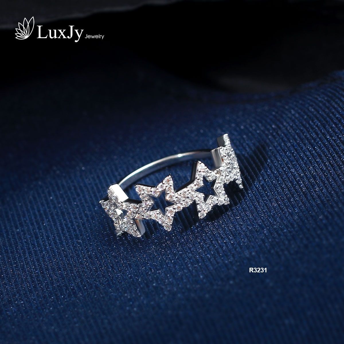 Nhẫn nữ đính đá cao cấp - R3231