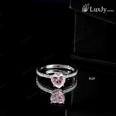  Nhẫn nữ đính Kim cương Moissanite - R1147 