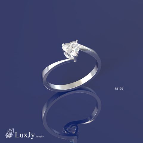  Nhẫn nữ đính Kim cương Moissanite - R1170 