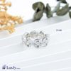 Nhẫn nữ đính Kim cương Moissanite - R1166