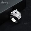 Nhẫn vàng Nam đính Kim cương Moissanite RN1007