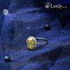 Nhẫn vàng nữ đính Kim cương Moissanite - R1136