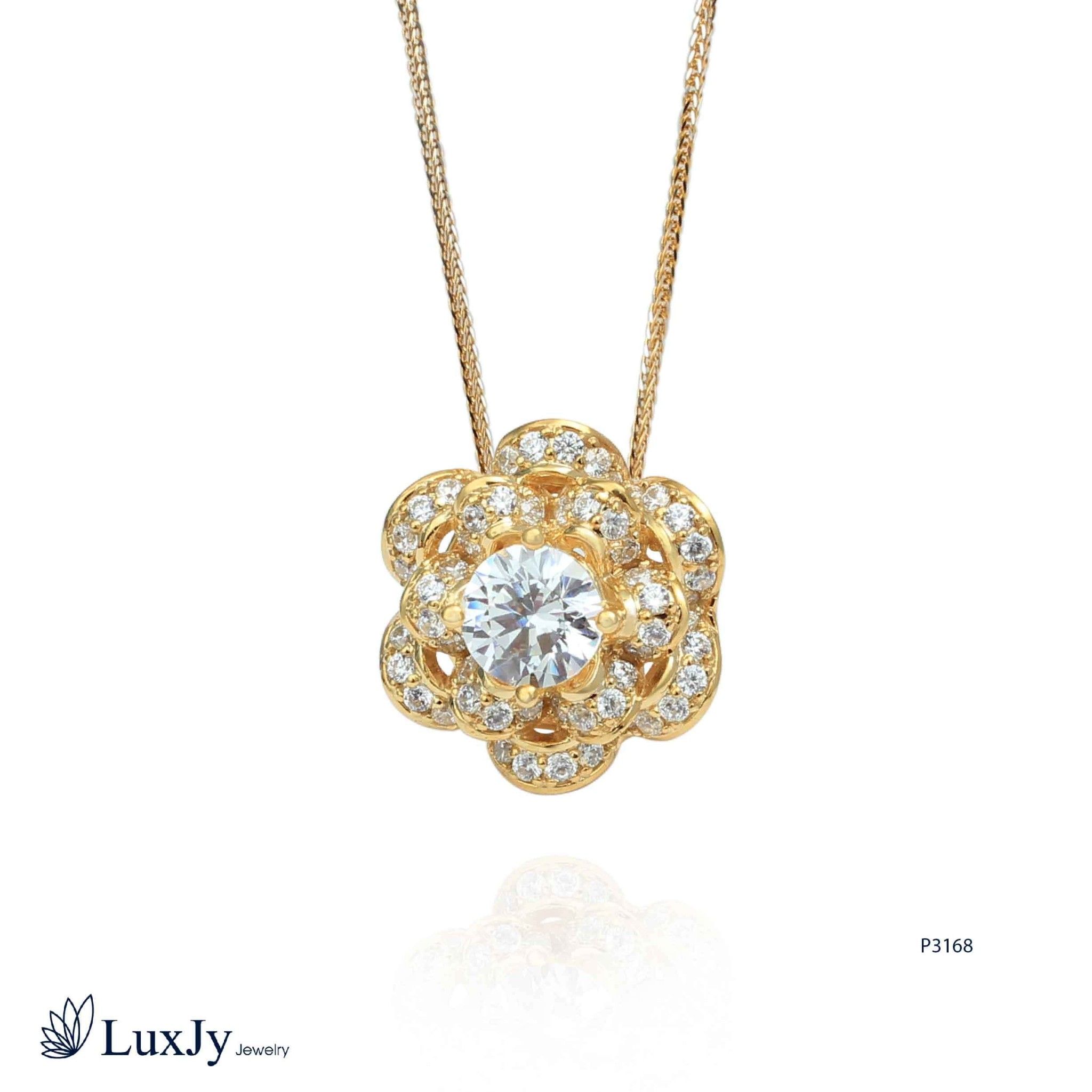 Mặt dây chuyền đính đá - P3168