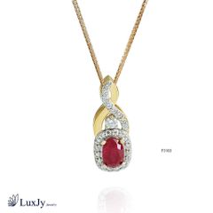 Mặt dây chuyền đính đá - P3183