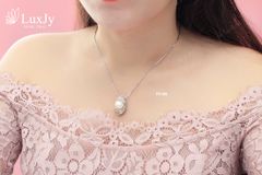 Mặt dây nữ đính ngọc trai - P3196