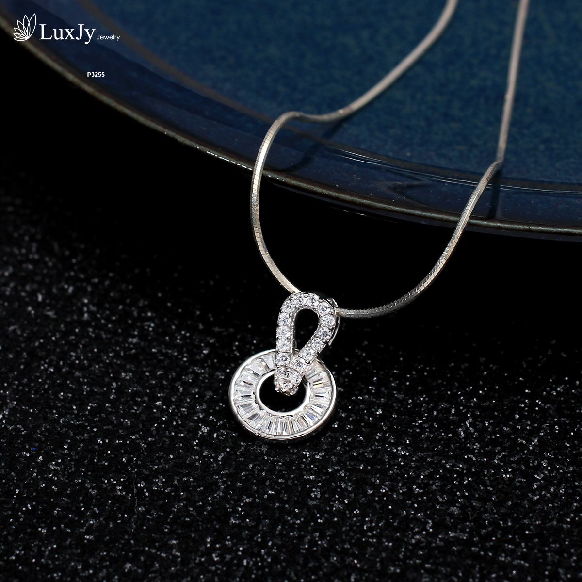 Mặt dây đính đá cao cấp - P3255