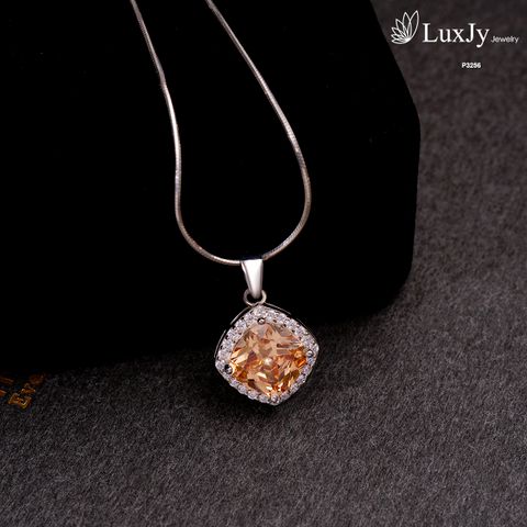  Mặt dây đính Kim cương Moissanite - P3256 