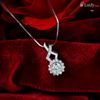 Mặt dây đính Kim cương Moissanite - P3265