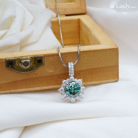  Mặt dây đính Kim cương Moissanite - P3267 