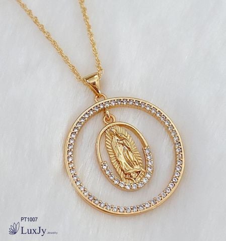  Mặt dây chuyền Thánh giá đính đá cao cấp - PT1007 